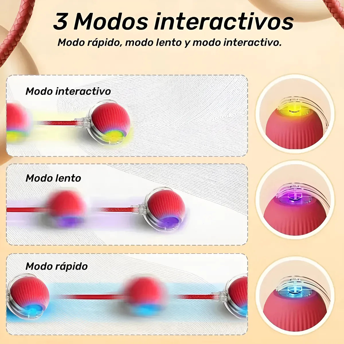 Pelota Interactiva 360° PetPlay