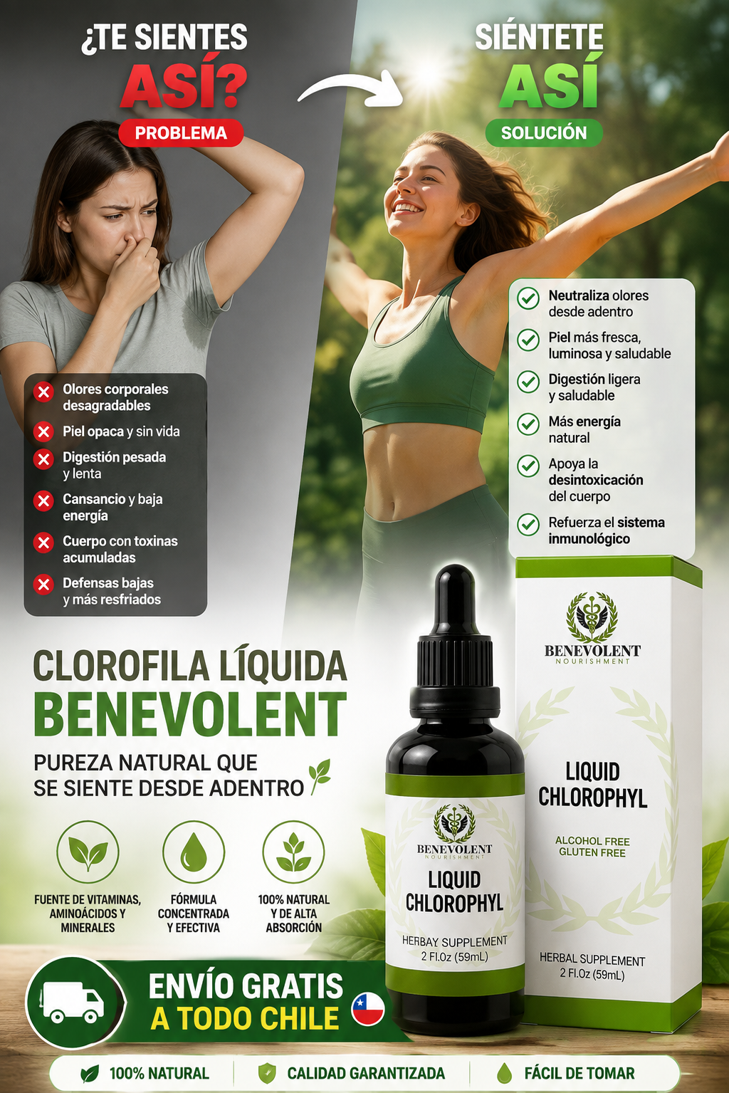 Clorofila Detox Glow 60ml